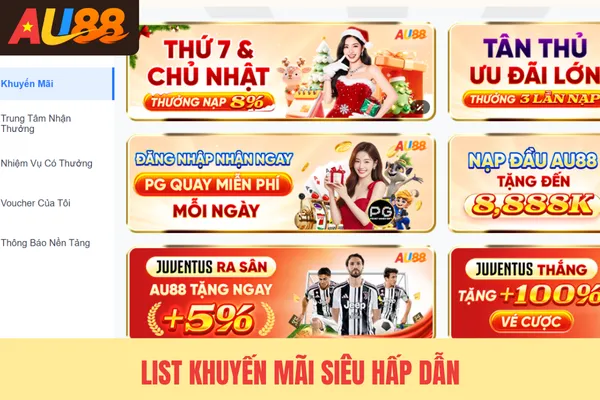 List khuyến mãi siêu hấp dẫn List khuyến mãi siêu hấp dẫn