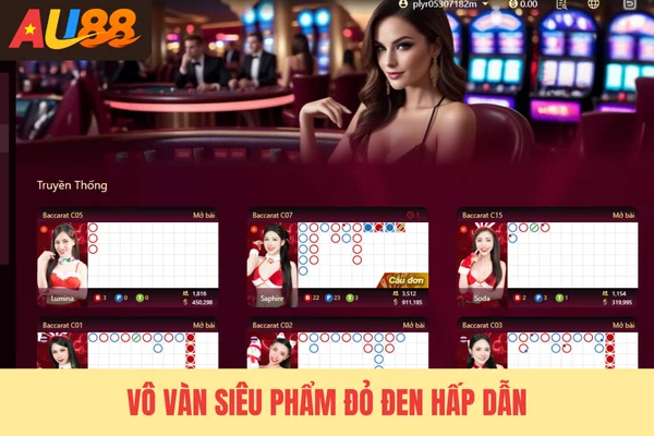 Vô vàn siêu phẩm đỏ đen hấp dẫn