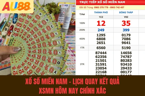 Xổ Số Miền Nam - Lịch Quay Kết Quả XSMN Hôm Nay Chính Xác